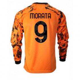 Jalkapallo Pelipaidat Juventus Alvaro Morata 9 3 Paita 2020-2021 Pitkähihainen